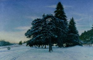 Winter's Day at Uggleviken Oil painting by Karl Nordstrom