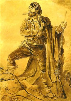 Greek Insurgent by Karl Pavlovich Brulloff Oil Painting
