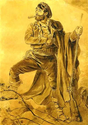 Greek Insurgent by Karl Pavlovich Brulloff - Oil Painting Reproduction