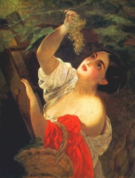 Main Product Photo of Italian Midday Painting by Karl Pavlovich Brulloff
