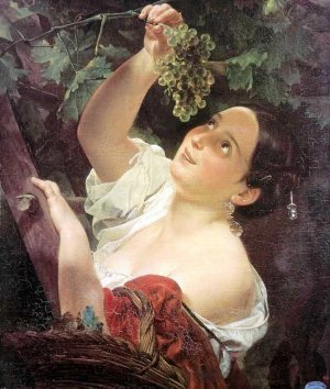 Italian Midday by Karl Pavlovich Brulloff Oil Painting