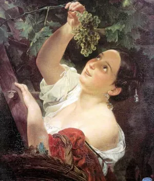 Italian Midday Oil painting by Karl Pavlovich Brulloff
