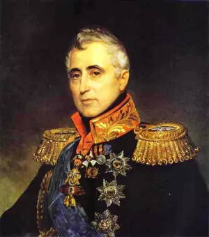Portrait of Count C. A. Pozzo di Borgo by Karl Pavlovich Brulloff Oil Painting