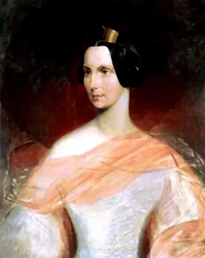 Portrait of Empress Alexandra Feodorovna by Karl Pavlovich Brulloff Oil Painting