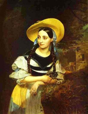 Portrait of the Italian Singer Fanny Persiani-Tacinardi