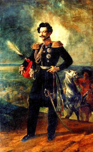 Portrait of V. A. Perovsky Oil painting by Karl Pavlovich Brulloff