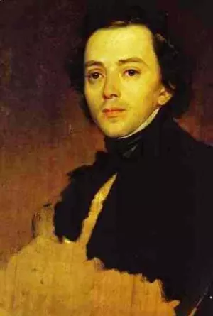 Portrait of V. V. Samoilov by Karl Pavlovich Brulloff Oil Painting