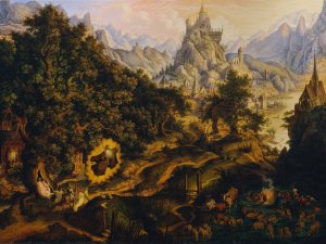 Die Tannhauser-Legende Oil painting by Karl Russ