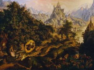 Die Tannhauser-Legende Oil painting by Karl Russ