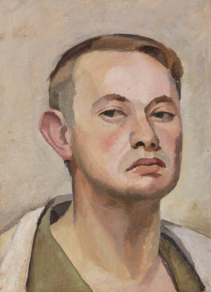 Main Product Photo of Selbstbildnis  Painting by Karl Tratt