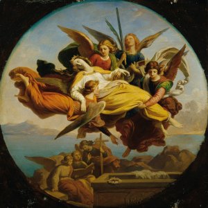 Die Heilige Katharina by Karl Von Blaas Oil Painting