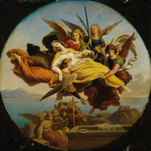 Die Heilige Katharina by Karl Von Blaas Oil Painting