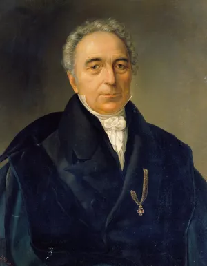 Franz Xaver Freiherr Purtscher von Eschenburg by Karl Von Blaas Oil Painting