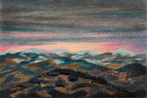 Abend by Karl Wiener Oil Painting