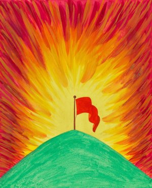 Auferstehung by Karl Wiener Oil Painting