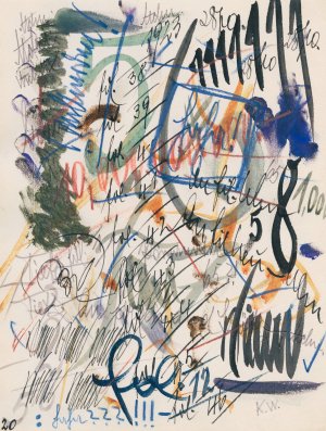 Aus meinem Leben, 50 Blatter IX by Karl Wiener Oil Painting