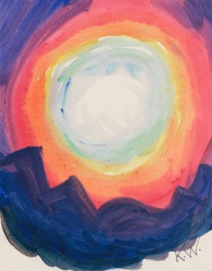 Aus meinem Leben, 50 Blatter XVIII by Karl Wiener Oil Painting