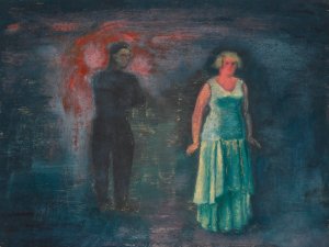 Begegnung by Karl Wiener Oil Painting