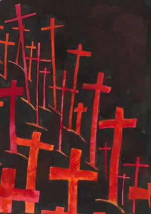 Blutige Krauze Oil painting by Karl Wiener