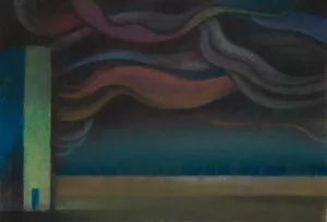 Buhnenbild by Karl Wiener Oil Painting