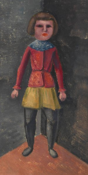 Das Kind by Karl Wiener Oil Painting