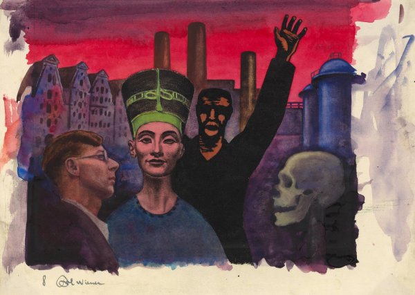 De Profundis. Phantasien zu Trakls Dichtungen  by Karl Wiener - Hand-Painted Oil Painting Reproduction