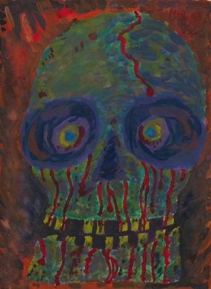 Dem Weltkrieg gewidmet! by Karl Wiener Oil Painting