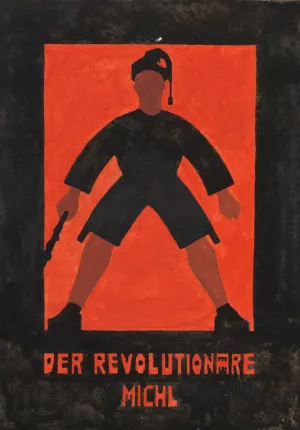 Der revolutionare Michl by Karl Wiener Oil Painting