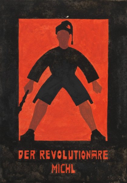 Der revolutionare Michl  by Karl Wiener - Hand-Painted Oil Painting Reproduction
