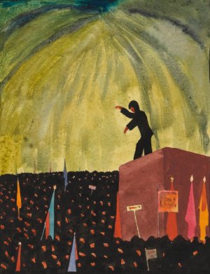 Der Samann by Karl Wiener Oil Painting