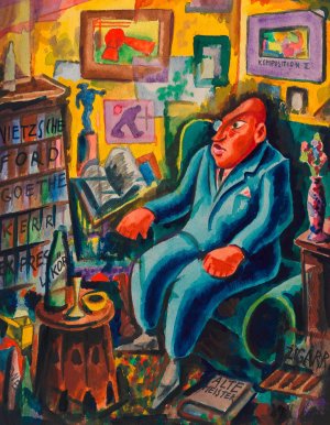 Der Snob by Karl Wiener Oil Painting