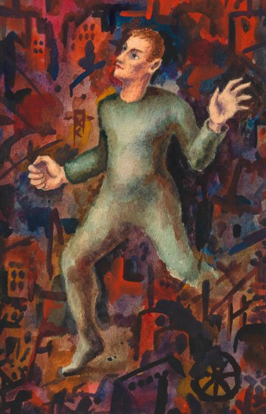 Der Sucher  by Karl Wiener - Hand-Painted Oil Painting Reproduction