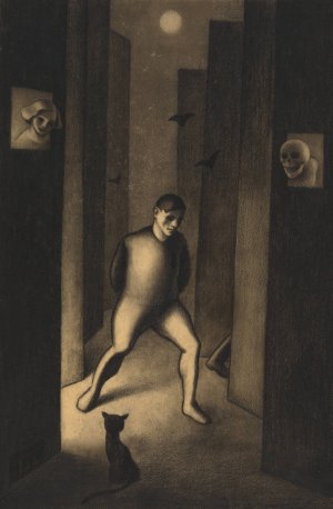 Der Traumer by Karl Wiener Oil Painting