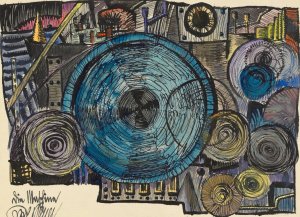 Die Maschine by Karl Wiener Oil Painting