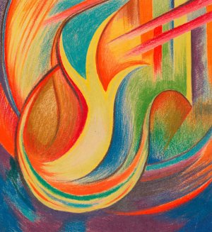 Ekstatse by Karl Wiener Oil Painting