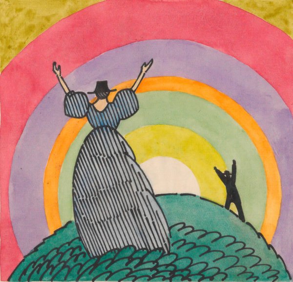 Er kommt!  by Karl Wiener - Hand-Painted Oil Painting Reproduction