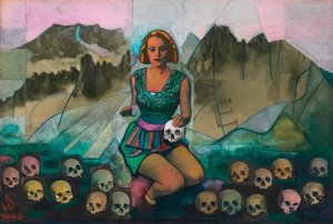 Erinnerung an Else U. by Karl Wiener Oil Painting