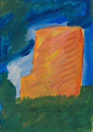 Farbstudien, 10 Blatter VI by Karl Wiener Oil Painting