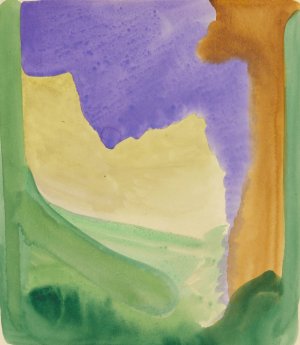 Farbstudien, 10 Blatter VII Oil painting by Karl Wiener