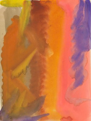 Farbstudien, 10 Blatter VIII by Karl Wiener Oil Painting