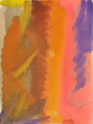 Farbstudien, 10 Blatter VIII by Karl Wiener Oil Painting