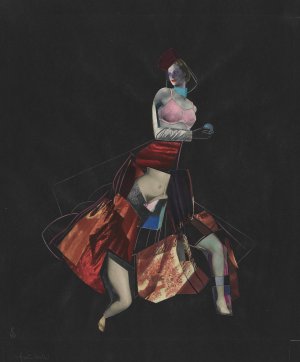 Frau Welt by Karl Wiener Oil Painting
