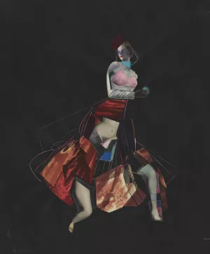 Frau Welt Oil painting by Karl Wiener