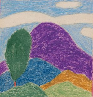Fruhlingslandschaft Oil painting by Karl Wiener