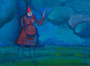 Gespenst by Karl Wiener Oil Painting