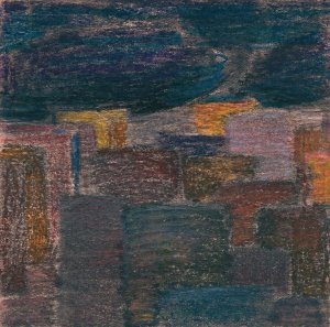 Gewitter by Karl Wiener Oil Painting