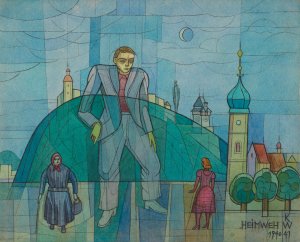 Heimweh by Karl Wiener Oil Painting