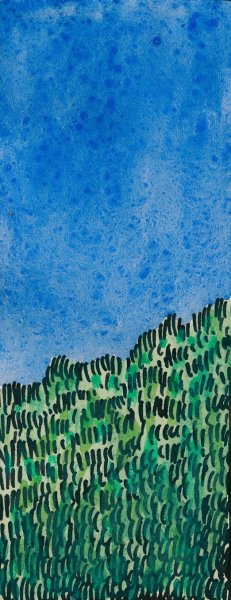 Komposition aus 'Pflaster und Wiese' II by Karl Wiener Oil Painting