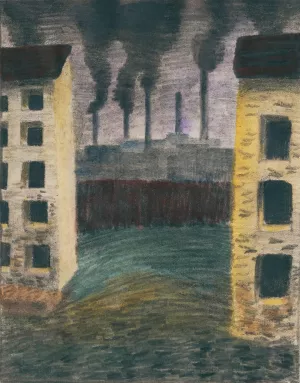 Komposition aus 'Pflaster und Wiese' XXIII Oil painting by Karl Wiener
