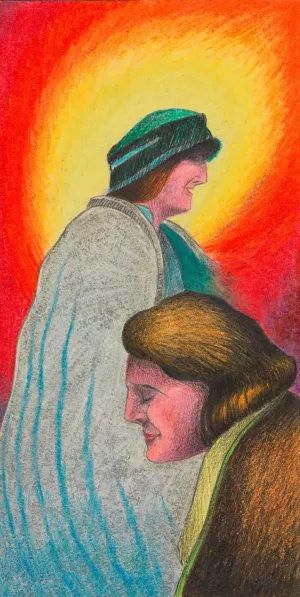 Lacheln by Karl Wiener Oil Painting